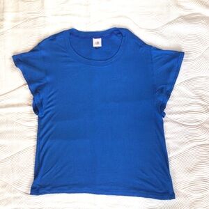 CAbi Style 6132 Cobalt Blue Flutter Tee SZ Small